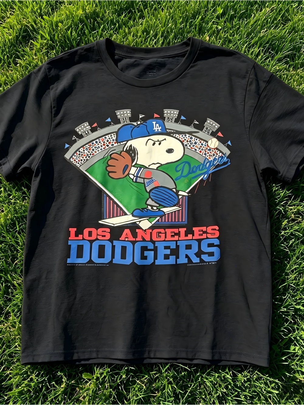 90S Los Angeles Dodgers Short Sleeve Women Men T-shirt unisex